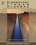 Cover: Elementary Linear Algebra with Supplemental Applications - Wiley