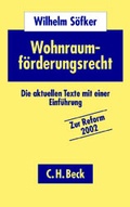 Cover: Wohnraumf&ouml;rderungsrecht - C.H.BECK