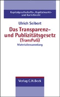 Abbildung von: Das Transparenz- und Publizitätsgesetz (TransPuG) - C.H.BECK