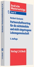 Bild: Partnerschaftsvertrag f&uuml;r die nichteheliche und nicht eingetragene Lebensgemeinschaft - C.H.BECK