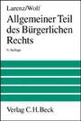 Bild: Allgemeiner Teil des Bürgerlichen Rechts - C.H.BECK