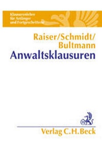 Enlarge image Cover: Anwaltsklausuren - C.H.BECK