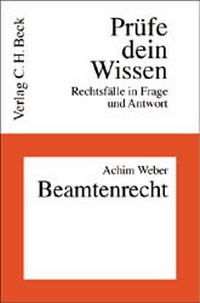 Enlarge image Cover: Beamtenrecht - C.H.BECK