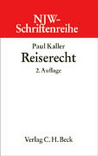 Abbildung von: Reiserecht - C.H.BECK
