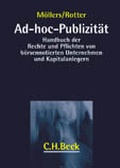 Abbildung von: Ad-hoc-Publizität - C.H.BECK