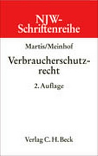 Abbildung von: Verbraucherschutzrecht - C.H.BECK