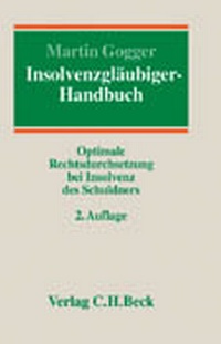Abbildung von: Insolvenzgläubiger-Handbuch - C.H.BECK