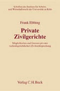 Cover: Private Zivilgerichte - C.H.BECK