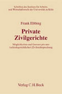 Enlarge image Cover: Private Zivilgerichte - C.H.BECK