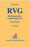 Bild: Rechtsanwaltsverg&uuml;tungsgesetz. RVG - C.H.BECK