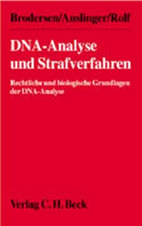 Abbildung von: DNA-Analyse und Strafverfahren - C.H.BECK