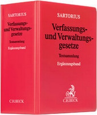 Abbildung von: Verfassungs- und Verwaltungsgesetze - Ergänzungsband - Grundwerk mit Fortsetzungsbezug - C.H. Beck