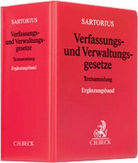 Abbildung von: Verfassungs- und Verwaltungsgesetze. Ergänzungsband - Grundwerk mit Fortsetzungsbezug - C.H.BECK