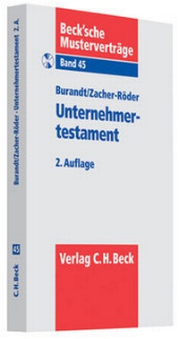 Abbildung von: Unternehmertestament - C.H.BECK