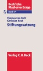 Cover: Stiftungssatzung - C.H.BECK