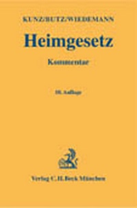 Enlarge image Cover: Heimgesetz: HeimG - C.H.BECK