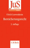 Cover: Bereicherungsrecht - C.H.BECK