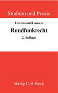 Abbildung von: Rundfunkrecht - C.H.BECK
