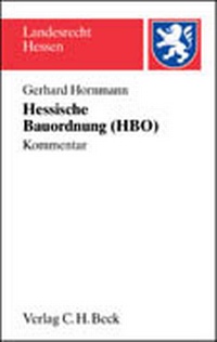 Abbildung von: Hessische Bauordnung (HBO) - C.H.BECK