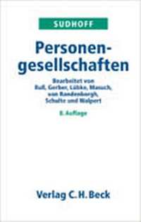 Abbildung von: Personengesellschaften - C.H.BECK