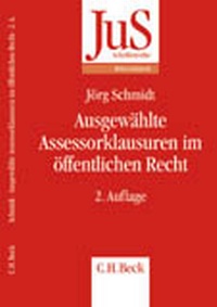 Abbildung von: Ausgewählte Assessorklausuren im öffentlichen Recht - C.H.BECK