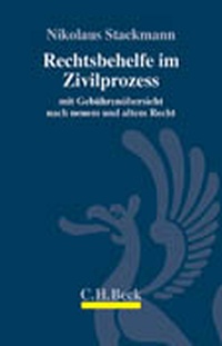 Enlarge image Cover: Rechtsbehelfe im Zivilprozess - C.H.BECK