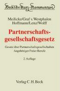Abbildung von: Partnerschaftsgesellschaftsgesetz - C.H.BECK