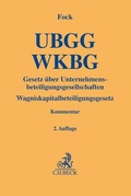 Cover: Gesetz &uuml;ber Unternehmensbeteiligungsgesellschaften, Wagniskapitalbeteiligungsgesetz. UBGG - WKBG - C.H.BECK