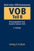 Cover: Beck'scher VOB- und Vergaberechts-Kommentar VOB Teil B - C.H.BECK