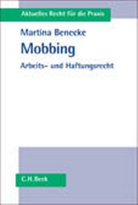 Abbildung von: Mobbing - C.H.BECK