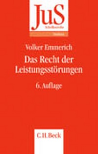 Bild: Das Recht der Leistungsstörungen - C.H.BECK