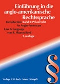 Cover: Einf&uuml;hrung in die anglo-amerikanische Rechtssprache = Introduction to Anglo-American Law & Language - C.H.BECK