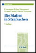 Cover: Die Station in Strafsachen - C.H.BECK