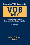 Cover: Beck'scher VOB- und Vergaberechts-Kommentar VOB Teil C - C.H.BECK