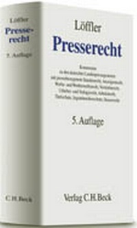 Abbildung von: Presserecht - C.H.BECK