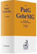 Cover: Patentgesetz, Gebrauchsmustergesetz: PatG, GebrMG - C.H.BECK