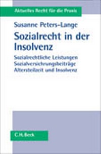 Abbildung von: Sozialrecht in der Insolvenz - C.H.BECK