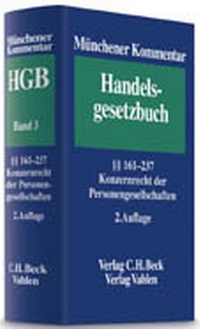 Bild vergrößern Bild: Münchener Kommentar zum Handelsgesetzbuch: HGB - C.H.BECK