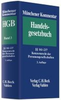 Bild vergrößern Bild: Münchener Kommentar zum Handelsgesetzbuch: HGB - C.H.BECK