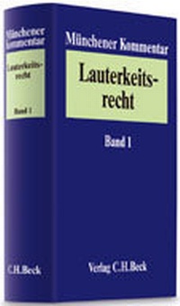 Abbildung von: Münchener Kommentar zum Lauterkeitsrecht (UWG) - C.H.BECK