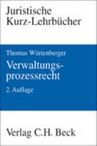 Abbildung von: Verwaltungsprozeßrecht - C.H.BECK