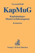 Abbildung von: Kapitalanleger-Musterverfahrensgesetz: KapMuG - C.H.BECK