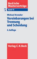 Cover: Vereinbarungen bei Trennung und Scheidung - C.H.BECK