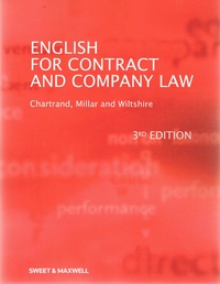Abbildung von: English for Contract & Company Law - Sweet & Maxwell