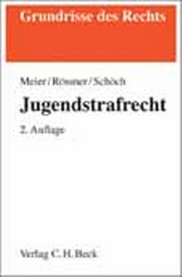 Enlarge image Cover: Jugendstrafrecht - C.H.BECK