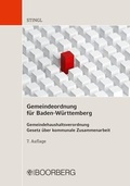 Abbildung von: Gemeindeordnung für Baden-Württemberg - Boorberg