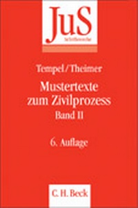 Abbildung von: Mustertexte zum Zivilprozess - C.H.BECK