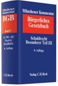 Bild vergrößern Bild: Münchener Kommentar zum Bürgerlichen Gesetzbuch: BGB - C.H.BECK
