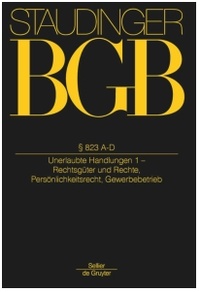 Abbildung von: BGB: Kommentar zum Bürgerlichen Gesetzbuch mit Einführungsgesetz und Nebengesetzen - Sellier - De Gruyter