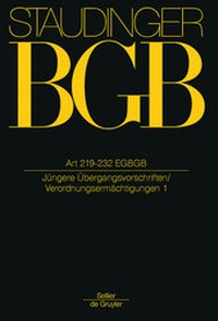 Abbildung von: BGB: Kommentar zum Bürgerlichen Gesetzbuch mit Einführungsgesetz und Nebengesetzen - Sellier - De Gruyter